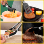 Pince Cuisine Inox 3 Pièces Pince Cuisine Silicone 27 cm Pince de Cuisine Inox Sans BPA Pince Barbecue Pince Alimentaire Cuisine