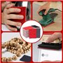 27 Pcs Éponge de Ponçage, Grains 180-3000, Blocs D'éponges De Ponçage, Eponge Abrasive Sec et Humide, Souplesse Éponge a Poncer 