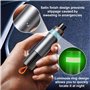 Zyluniy 2 Pièces Marteau de Sécurité pour Voiture, 2 en 1 Coupe Ceinture Brise Vitr avec Socle et Verre de Test, Brise Vitre Cou