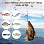 mizikuu 10 Pièces leurres de Pêche, Appât de Pêche Spinner Cuillers de Pêche avec Boîte De Rangement Leurres Artificiels en Méta
