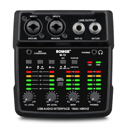 BOMGE Interface audio USB M12