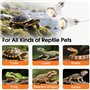 yotutun Ampoule Chauffante Terrarium, E27 50W Ampoule UVA UVB Tortue, Dimmable Lampe Terrarium Tortue, Lampe Chauffante Poussin,