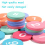 Montessori Jouets en Bois,Montessori Jouet Apprendre a Compter Jeux Educatif, Montessori Educatif Blocs Puzzles Développement Co