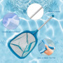 Riisoyu Épuisette de Piscine, Filet de Piscine avec poignée Filet De Nettoyage D'Étang pour Piscine Filet D'Écumoire De Piscine 