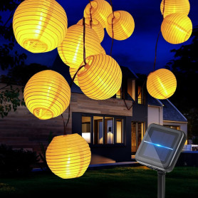 mizikuu Guirlande Lumineuse Solaire Extérieures