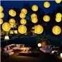 10 M 50 LED Lanternes 8 Modes IP65 Étanche Éclairage Solaire Lampion Suspendue