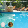 Eozfly Balles Filtrantes Réutilisables Piscine - 700g Équivalent à 25kg de Sable - Filtre Écologique Lavable, Haute Filtration, 