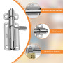Loquet de Porte Coulissante en Acier Inoxydable