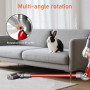 Adaptateur Inférieur à dégagement pour Dyson V7 V8 V10 V11V15, Adaptateur Inférieur Adaptateur Flexible à Fermeture Rapide, Outi