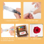 Mini Palette Aquarelle, 8 Grids Mini Aquarelle de Voyage, Palette d'aquarelle Portable, 12 Couleurs Set de Peinture Aquarell Pal