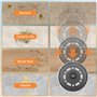 4 Chiffons Lingettes avec 2 Supports de Rechange et Petites Brosses Compatibles Aspirateur Dreame - pour L10s Pro Ultra Heat/X40