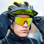 fuzhik Lot de 3 paires de lunettes de soleil de sport polarisées UV 400 pour homme et femme pour le cyclisme, le ski, le golf, l