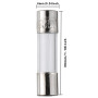 BOJACK 24 valeurs 360 pièces Kit d'assortiment de fusibles en verre à fusion rapide 250V 5x20mm 6x30mm 0,25 0,5 1 2 3 4 5 6 7 8 