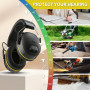 Casque anti bruit Bluetooth 5.4, 120 heures d'autonomie, haut-parleur HiFi/microphone intégré, rapport signal/bruit de 30 dB, pr