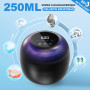 KlarSonic Nettoyeur Ultrasons, 50000Hz Ultrasonic Cleaner, 250ML Dental Pod - Nettoyant Ultrason avec 6 UV Lampe pour Prothèses 
