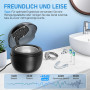 KlarSonic Nettoyeur Ultrasons, 50000Hz Ultrasonic Cleaner, 250ML Dental Pod - Nettoyant Ultrason avec 6 UV Lampe pour Prothèses 