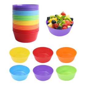 GIDWRIY 18 Pièces Bol Plastique Reutilisable