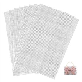 YZROHYI 8 Pièces Feuilles de Toile en Maille Plastique 30 X 20 cm