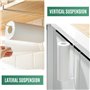 YZROHYI 2pcs Support Sopalin Mural,Porte Rouleau Essuie Tout sans Perçage,Derouleur Essuie Tout Murale,Distributeur Sopalin Dévi
