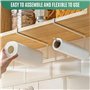 YZROHYI 2pcs Support Sopalin Mural,Porte Rouleau Essuie Tout sans Perçage,Derouleur Essuie Tout Murale,Distributeur Sopalin Dévi