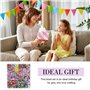 GIDWRIY Lot de 2300 Perles pour Bracelet Enfant,Colliers de Perles Fabrication Bijoux,Kit Perles Multicolore,Bricolage Perles de