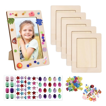 GIDWRIY 12 Pièces Kit Cadre Photo en Bois