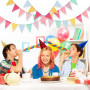 Guirlande Anniversaire Tissu