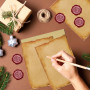 Papeterie Vintage Papiera Lettre Kraft