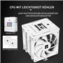 Thermalright Burst Assassin 120 Vision White Refroidisseur d'air pour processeur, ordinateur de bureau, écran LCD IPS avec résol