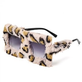 arrderly 1 paire de lunettes de soleil surdimensionnées en peluche