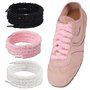 arrderly Lot de 3 Paires de Lacets en Peluche