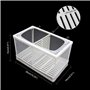 SENZEAL Poissons d'aquarium Filet de Sélection Isolation de Poissons Éleveur Couveuse Incubateur Maille pour Fish Tank Bébé Pois