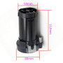 YIYIDA Compresseur à air de voiture Horn Compressor Car Horn 12V Compresseur D'air Noir chromé Compresseur d'automobile Compress