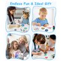 Kit de Peinture sur Pierre pour Enfants, Activites Manuelles pour Enfants, 12 Galets a Peindre Décorer avec 12 Peintures, Cadeau