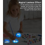 Kit de Peinture sur Pierre pour Enfants, Activites Manuelles pour Enfants, 12 Galets a Peindre Décorer avec 12 Peintures, Cadeau