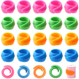 YMDZ 24 Pcs Pince à Bobine Hugger de Bobine de Fil Coudre Pince Porte Canette pour Bobine de Fil de Machine à Coudre et à Broder