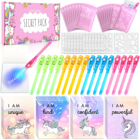 MarckersHome Stylo Encre Invisible et Carnet de Notes