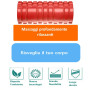Foam Roller Rouleau de massage indéformable pour Trigger Point Therapy - Automassage Musculaire à libération miofasciale - 33 x 