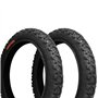 ECOVELO 2 Pneus Noir 14 X 1.75 (47-254) pour VTT Enfant | Pneus Route Noir pour Vélo VTT
