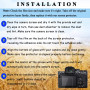 fire rock Q2 Lot de 2 protections d'écran tactiles LCD en verre trempé pour appareil photo Leica Q2 et écran en PET ultra transp