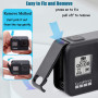 Fire Rock Capuchon de porte de batterie en ABS avec port de charge pour caméra d'action GoPro Hero8 Noir