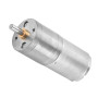 Moteur à engrenages 25GA370 de diamètre extérieur de 25MM tout en métal (12V 60RPM)