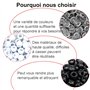 3 Couleurs Dreadlock Cheveux Tresse Africaine Perles Cl