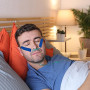 Lot de 4 housses de ceinture CPAP - Coussinets de confort CPAP - Coussinets faciaux CPAP - Pour masque d'apnée du sommeil - Sang