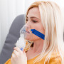Lot de 4 housses de ceinture CPAP - Coussinets de confort CPAP - Coussinets faciaux CPAP - Pour masque d'apnée du sommeil - Sang
