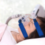 Lot de 4 housses de ceinture CPAP - Coussinets de confort CPAP - Coussinets faciaux CPAP - Pour masque d'apnée du sommeil - Sang