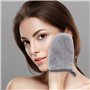 VEGCOO Lot de 6 Bandeau Maquillage Cheveux, Gant Démaquillant lavable Microfibre, Lavable Bandeau Serre-Tête Scratch Noir Pour S