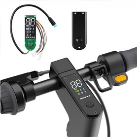 Yungeln Tableau de Bord avec Couvercle Remplacement imperméable Compatible avec Segway ninebot G30 Max Scooter électrique