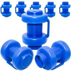 Embouts de Trampoline Lot de 8 Protection pour Barres de Filet de Trampoline Ø 25 mm