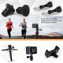 Adaptateur de trépied en Aluminium 1/4 "-20 Fixation de trépied 2PCS avec Vis moletée Adaptateur gopro Compatible pour GoPro, So